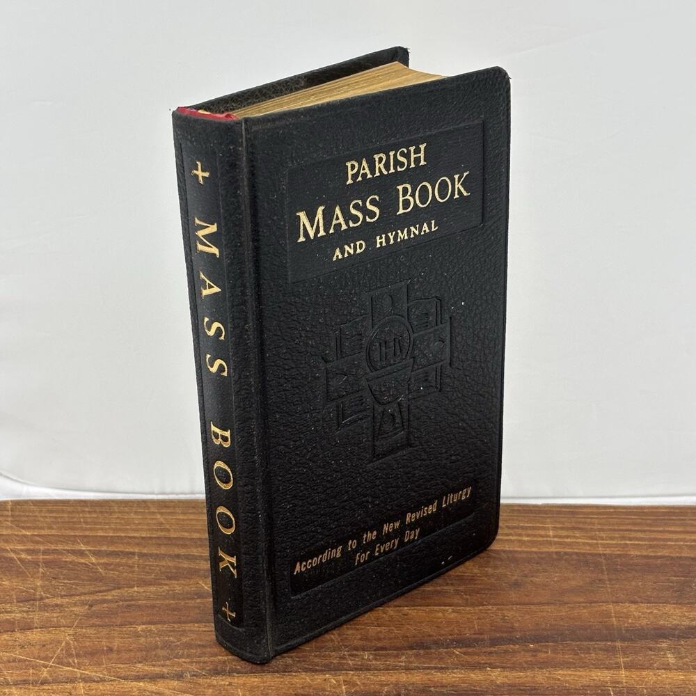 1965 HC Parish Mass Book And Hymnal St Joseph Edition Catholic Book Publishing